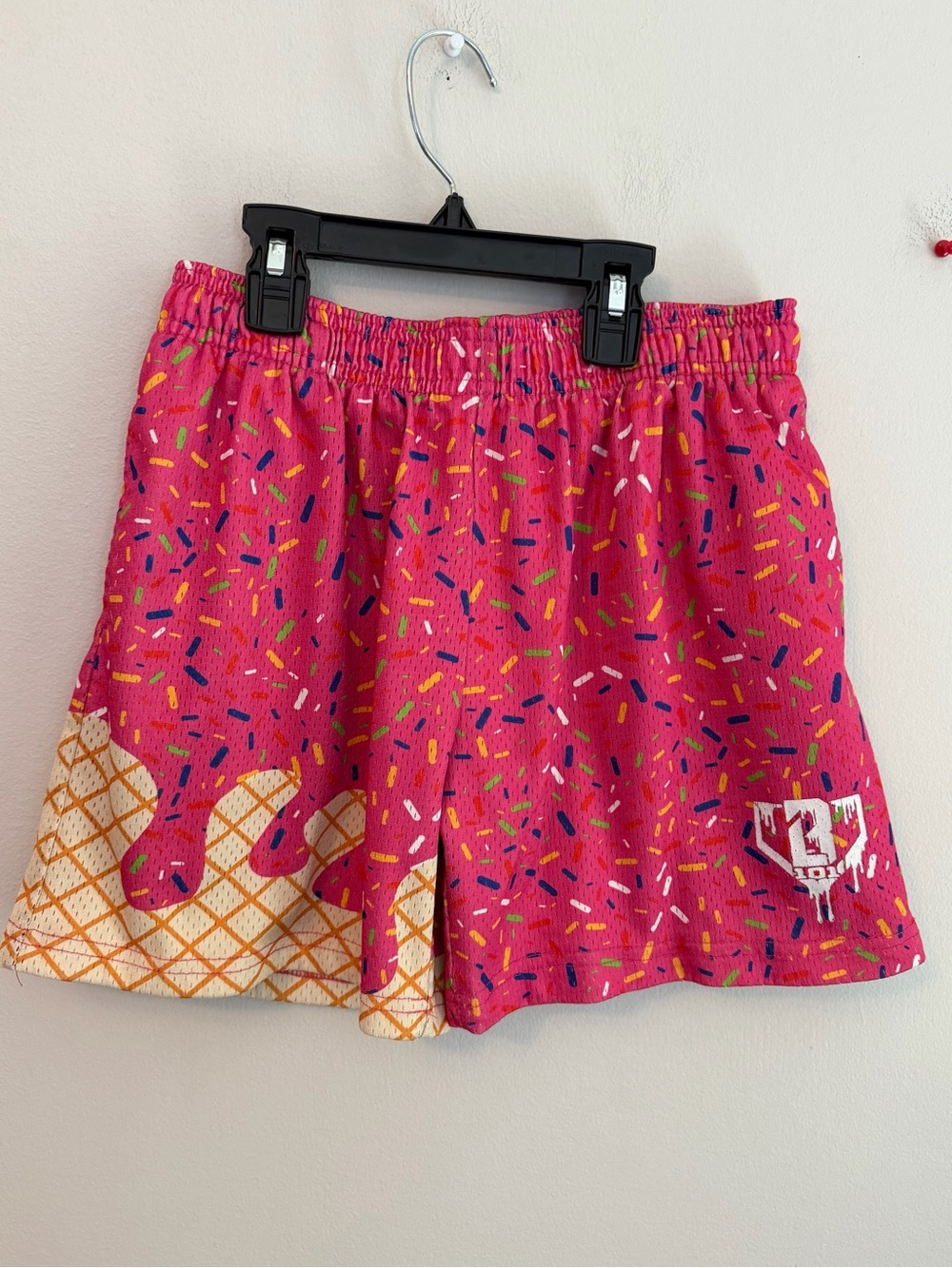 Baseball Lifestyle 101 Pink Sprinkle Ice Cream Shorts